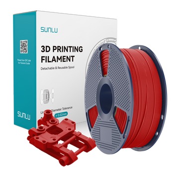 Filament SUNLU ABS Red Czerwony 1kg 1,75mm