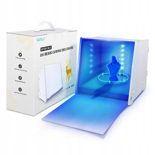 SUNLU UV Resin Curing Box Utwardzanie UV 405NM 3D