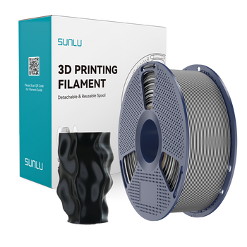 Filament SUNLU Silk PLA+ Dual-color Black White Czarny Biały 1kg 1,75mm