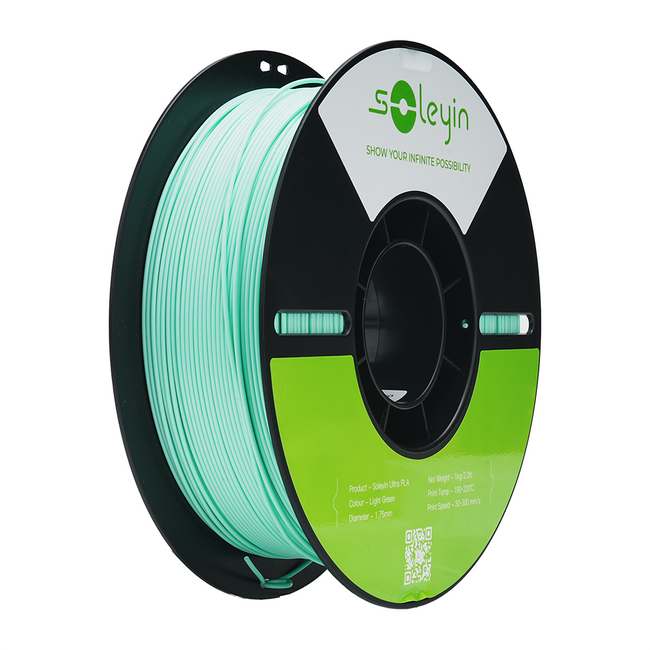 FILAMENT CREALITY SOLEYIN ULTRA PLA JASNY ZIELONY LIGHT GREEN 1KG