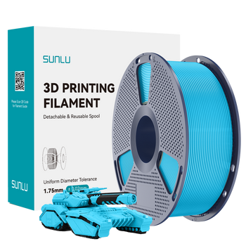Filament SUNLU PLA Sky Blue Niebieski Błękitny 1kg 1,75mm