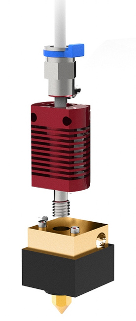 Hotend Creality - Zestaw naprawczy do CR-3 Pro / CR-3 V2 / CR-5 Pro, metalowy blok grzewczy i dysza