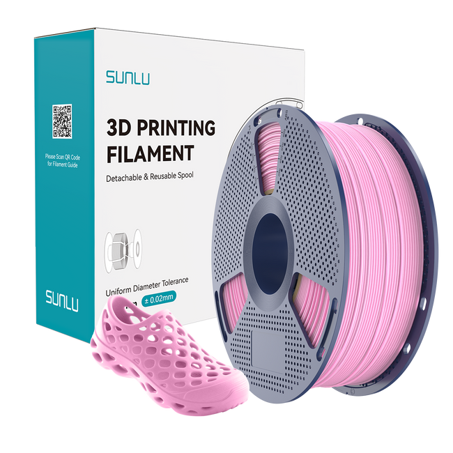 Filament SUNLU TPU 95A Pink Różowy 1kg 1,75mm
