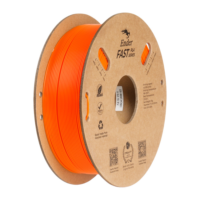 Filament Creality Ender Fast PLA Orange Pomarańczowy 1kg 1,75mm