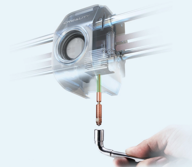 DRUKARKA 3D CREALITY K1 SE WIFI 220x220x250 600 mm/s