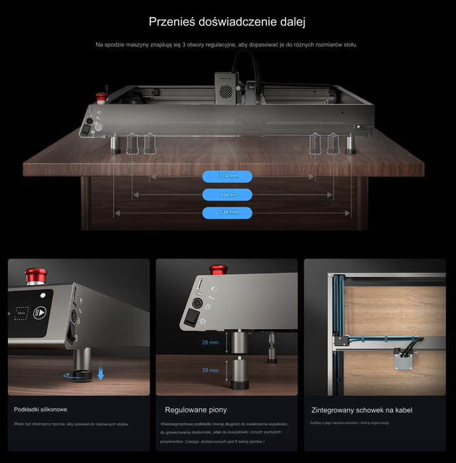 POTĘŻNY LASER CREALITY FALCON 2 40W 23% PL