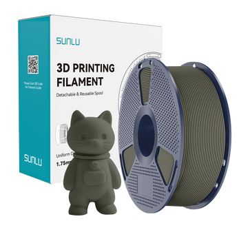 Filament SUNLU PLA Matte Clay Szary Gliniany 1kg 1,75mm