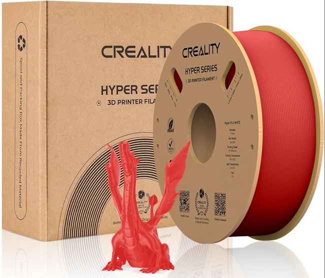 CREALITY HYPER SPEED PLA 1KG CZERWONY RED