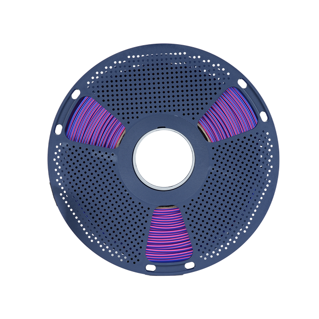 Filament SUNLU PLA Matte Dual-color Red Blue Czerwony Niebieski 1kg 1,75mm