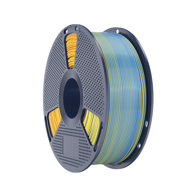 Filament SUNLU Silk PLA+ Four-color Blue Purple Orange Yellow 1kg 1,75mm