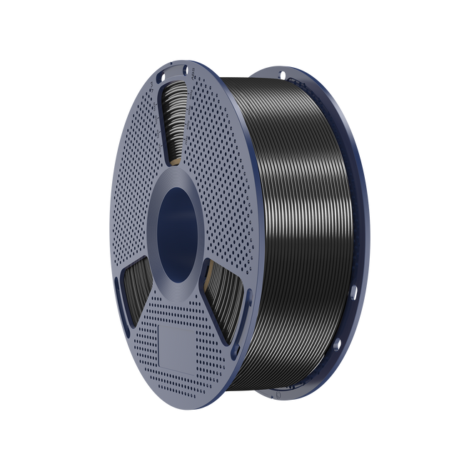 Filament SUNLU Silk PLA+ Black Czarny 1kg 1,75mm