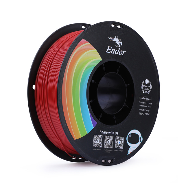Filament Creality Ender-pla+ Red Czerwony 1kg 1,75mm