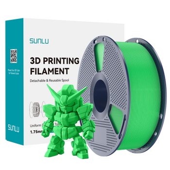 Filament SUNLU Pla+2.0 Green Zielony 1kg 1,75mm