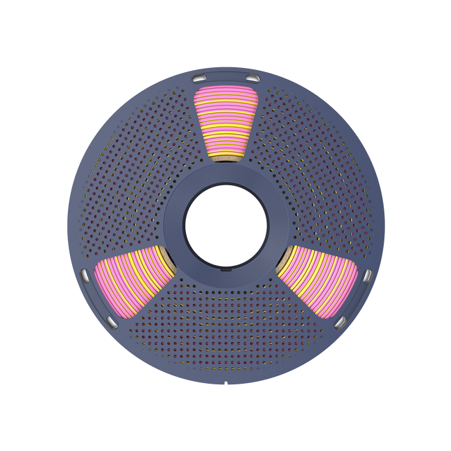 Filament SUNLU Silk PLA+ Dual-color Pink Gold Różowo-złoty Dwubarwny 250g 1,75mm