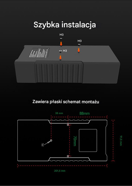 CREALITY CHAMBER HEATER-PROFESJONALNY MODUŁ GRZEWCZY DO DRUKAREK 3D
