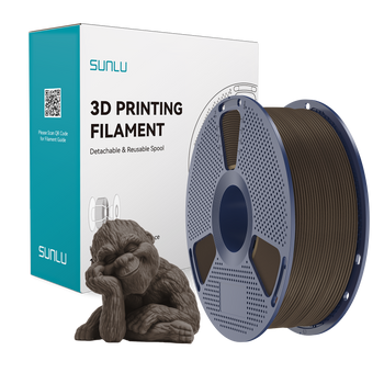 Filament SUNLU PLA Wood Walnut Wood Drewno Orzechowe 1kg 1,75mm