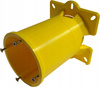 Puszka elewacyjna regulowana 100–123 mm do styropianu 10 cm, Ø60, podst. 90x90 mm