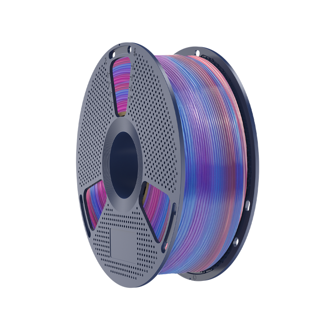 FILAMENT SUNLU PLA TRANSPARENT TĘCZA 02 RAINBOW 02 1KG
