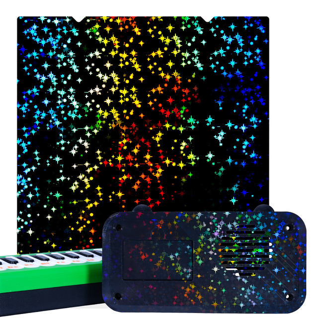 Podkładka magnetyczna Creality PET "Stars" 235x235 mm — gładka + szorstka PEI, kompatybilna z Ender-3 V3/S1