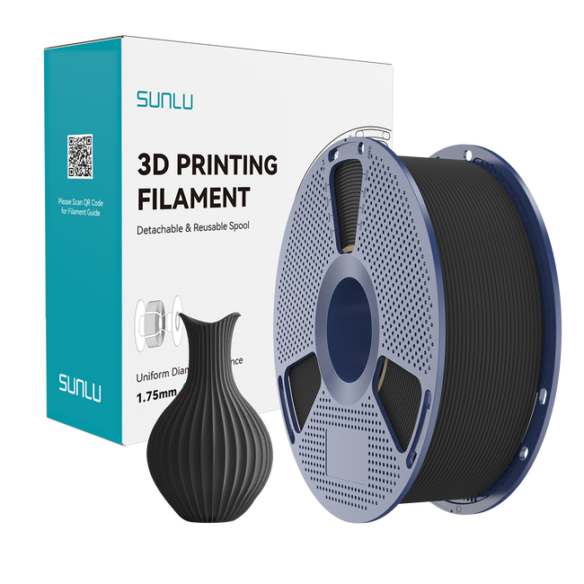 FILAMENT SUNLU PLA CLASSIC CZARNY BLACK 250G