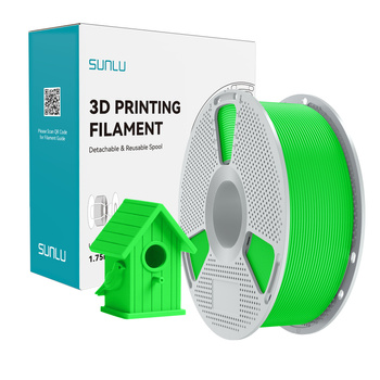Filament SUNLU ASA Green Zielony 1kg 1,75mm