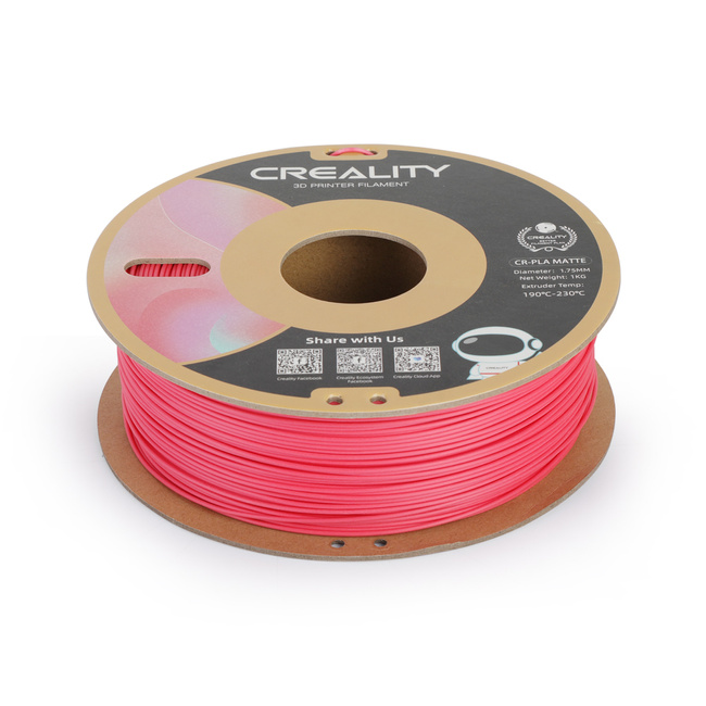 FILAMENT CREALITY CR-PLA MATTE CZERWONY RED MAT 1KG 1,75mm