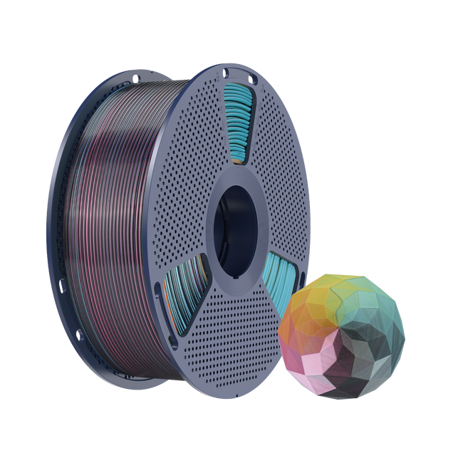 Filament SUNLU Silk PLA+ Four-color Red Yellow Green Black 1kg 1,75mm