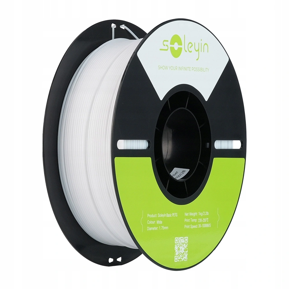 Creality Soleyin Basic PETG — 9 kolorów, pakiet 9 × 1 kg, 1,75 mm