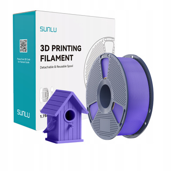 Filament SUNLU ASA Lavender Purple Fioletowy Lawendowy 1kg 1,75mm