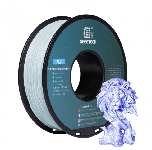 Filament Geeetech PLA Like Marble Blue Marmurowy Niebieski 1.75mm 1kg
