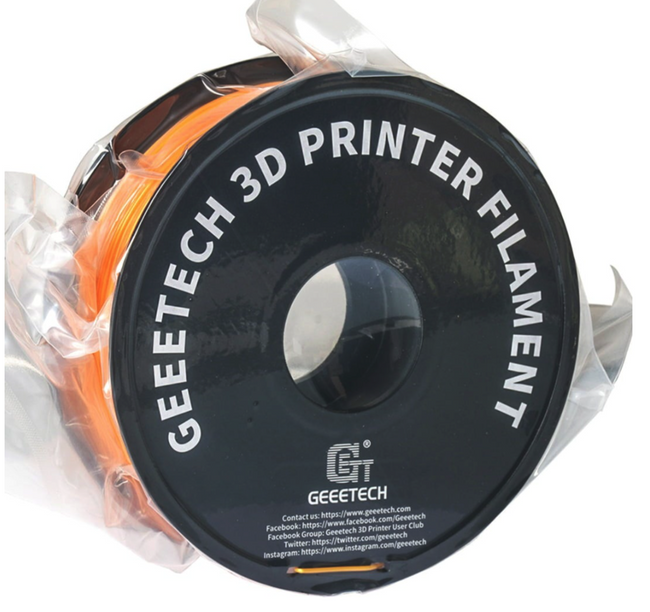 GEEETECH FILAMENT PLA ORANGE POMARAŃCZOWY MARCHEWKOWY 1KG