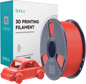 Filament SUNLU PETG Cherry Red Czerwony Wiśniowy 1kg 1,75mm