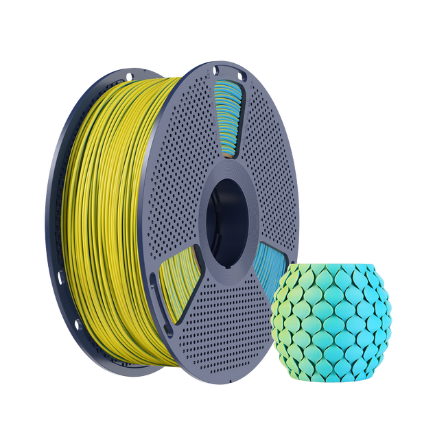 Filament SUNLU PLA Matte Dual-color Yellow Cyan Żółty Cyjan 1kg 1,75mm