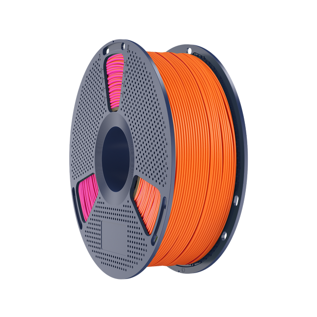 Filament SUNLU PLA Matte Dual-color Orange Red Pomarańczowy Czerwony 1kg 1,75mm