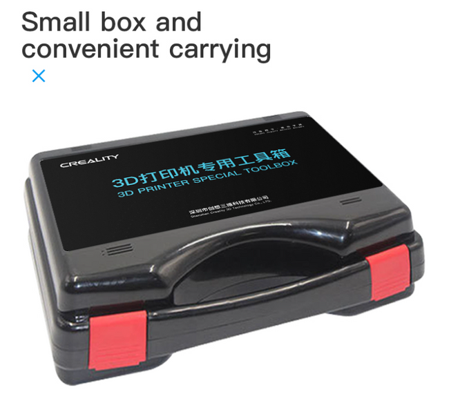 CREALITY ZESTAW NARZĘDZI DO DRUKARKI 3D SKRZYNKA