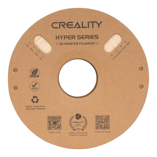Filament Creality Hyper Series PLA Skin Kremowy 1kg 1,75mm