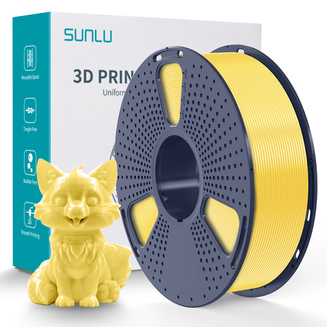 FILAMENT SUNLU LEMON YELLOW CYTRYNOWY PETG 1,75mm 1kg