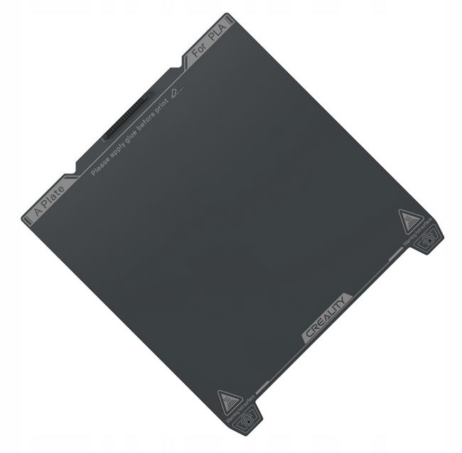 Podkładka PEI Creality K1C 235x235 gładka smooth wbudowany czyścik