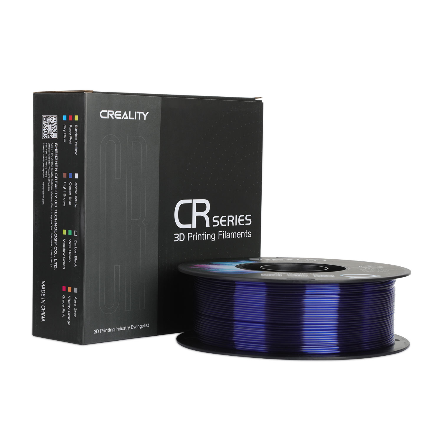 Filament Creality CR-PETG Transparent Blue Niebieski Transparentny 1kg 1,75mm