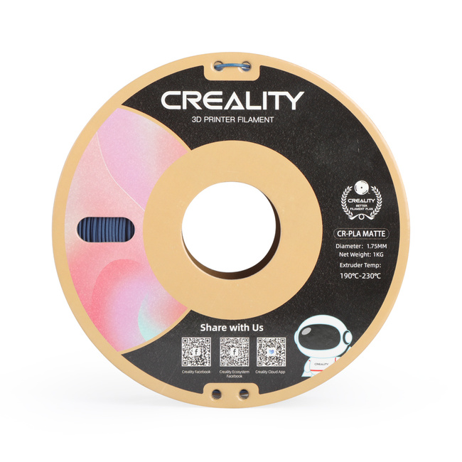 Filament Creality CR-PLA Matte Navy Blue Niebieski Matowy 1kg 1,75mm