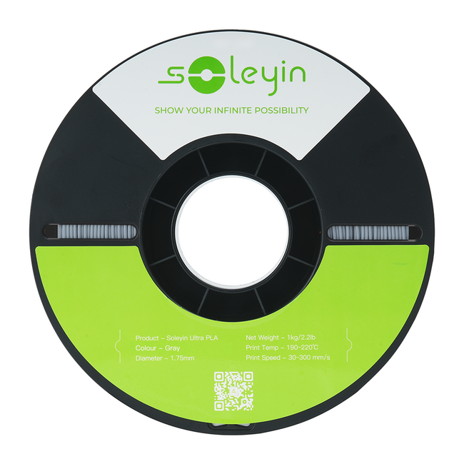 FILAMENT CREALITY SOLEYIN ULTRA PLA SZARY GREY 1KG