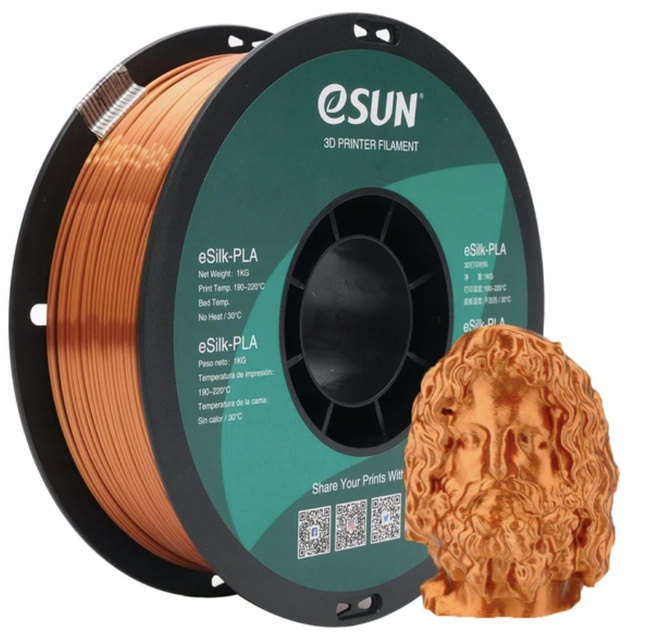 Esun PLA Filament Cooper Miedź Metal 1kg