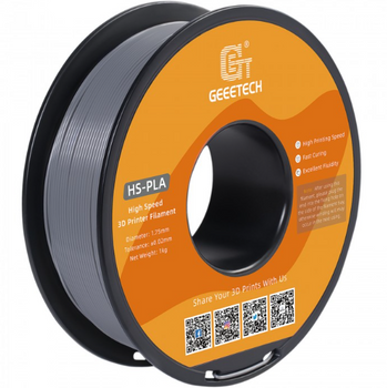FILAMENT GEEETECH HIGH SPEED SZARY GRAY PLA 1kg