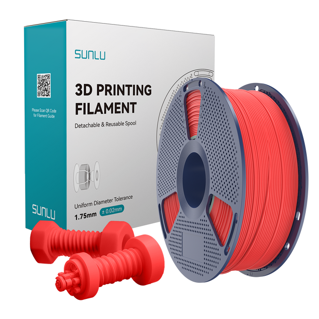 Filament SUNLU High Speed ABS Red Czerwony 1kg 1,75mm