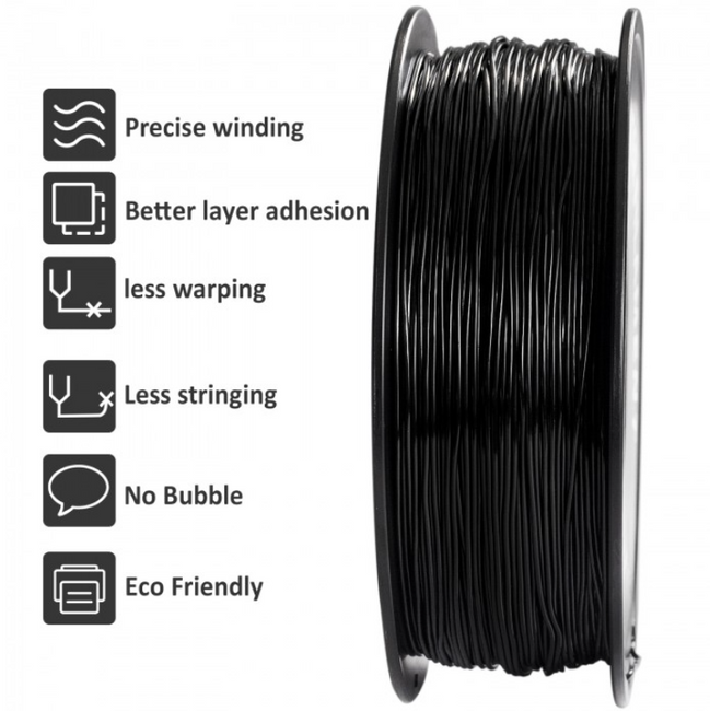 Filament Geeetech TPU Black Czarny 1kg 1,75mm