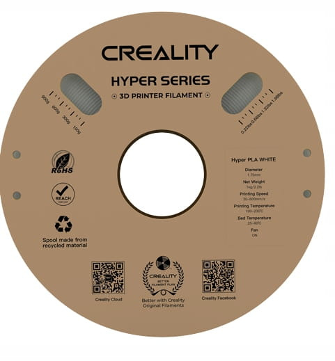 CREALITY HYPER SPEED PLA 1KG BIAŁY WHITE