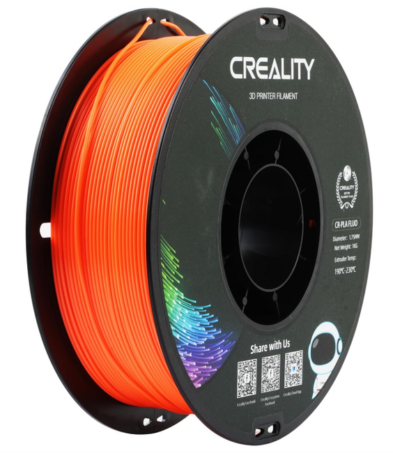Filament Creality 3D PLA Fluorescent Orange Pomarańczowy 1.75mm 1 kg
