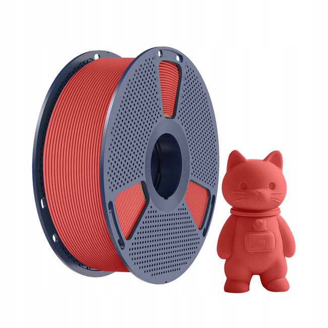 Filament SUNLU PLA Matte Red Czerwony 1kg 1,75mm