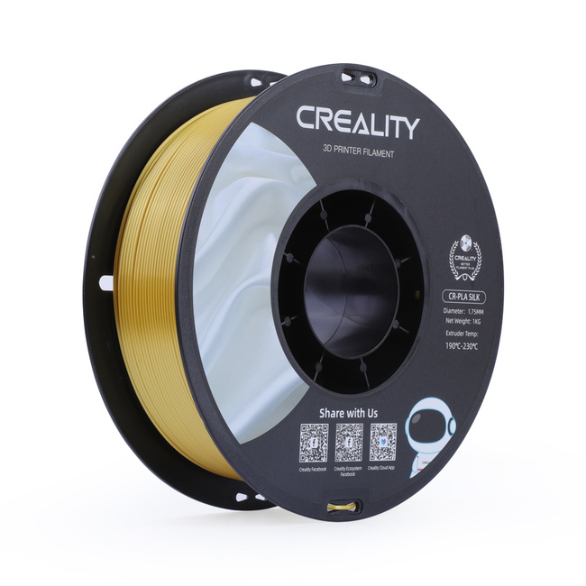 FILAMENT CREALITY CR-PLA SILK ZŁOTY GOLD 1KG 1,75mm