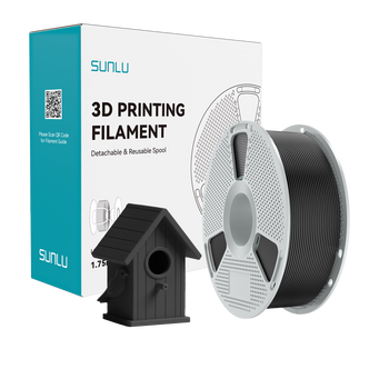 Filament SUNLU ASA Black Czarny 1kg 1,75mm